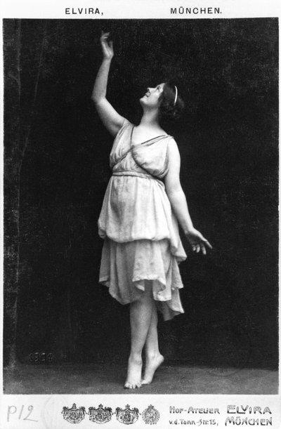 Isadora Duncan (1877-1927) ca. 1903-04 von Elvira Studio